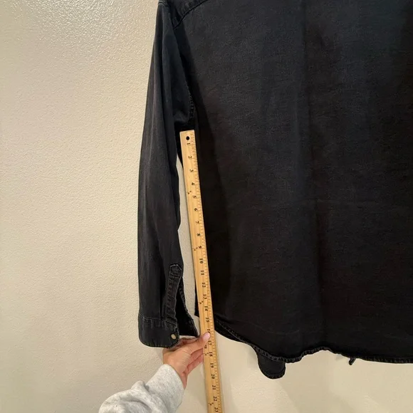 Wrangler Pearl Snap Denim Shirt - Picture 5 of 7